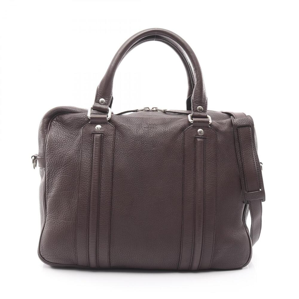 Gucci business bag leather brown